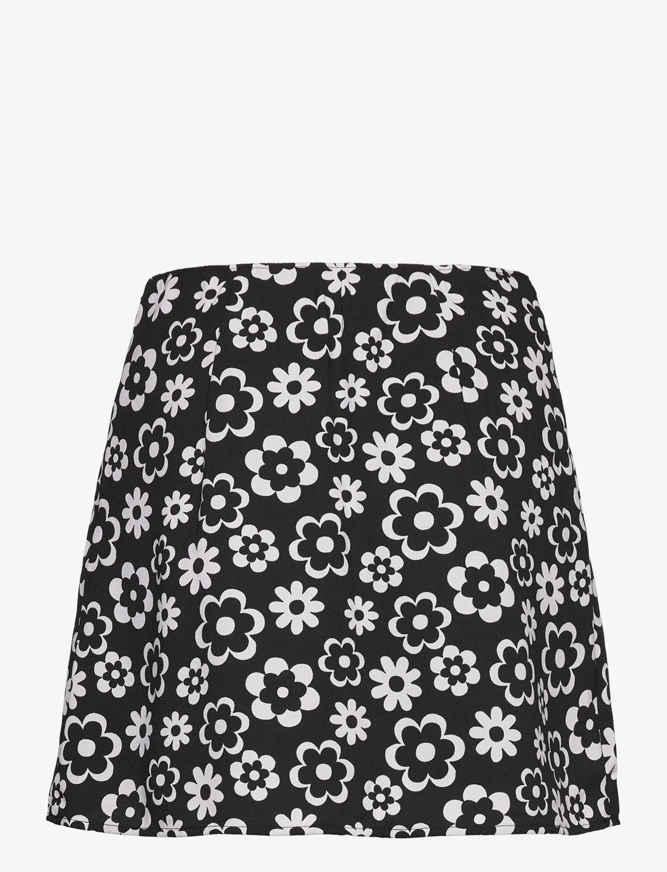 Hollister - HCo. GIRLS SKIRTS - short skirts - black retro floral - 1