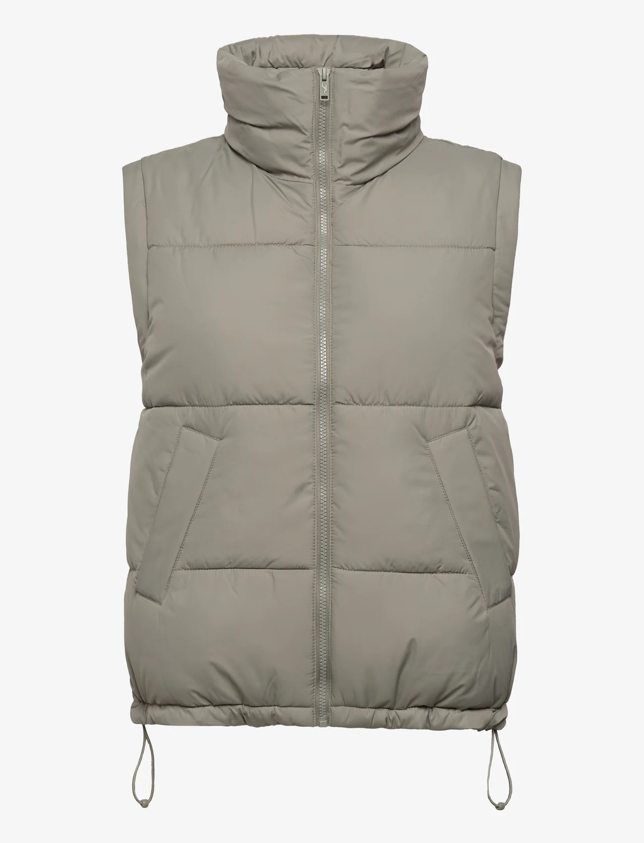 Hollister - HCo. GIRLS OUTERWEAR - puffer vests - vetiver - 0