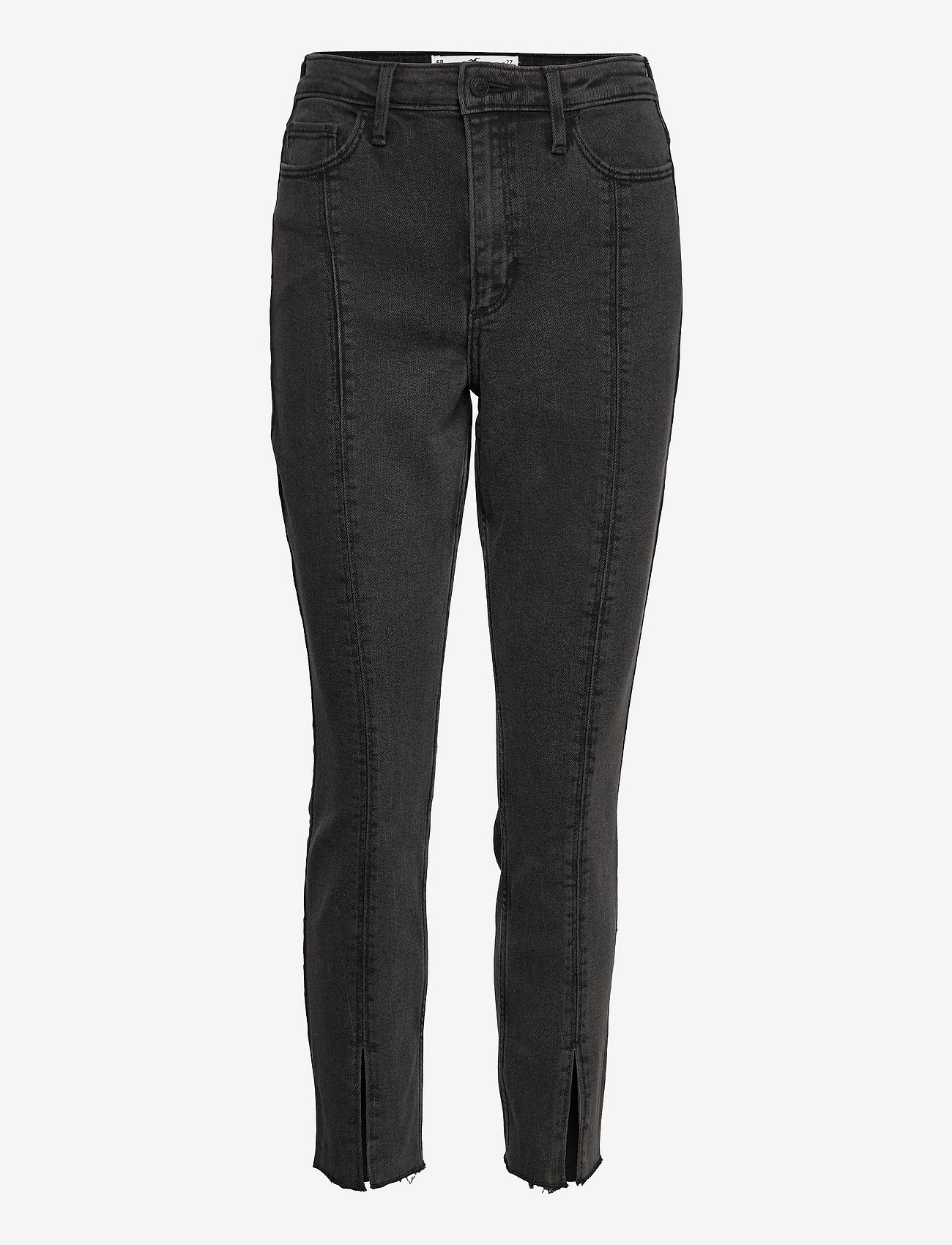 Hollister - HCo. GIRLS JEANS - slim fit jeans - curvy black redone ultra high rise skinny ankle - 0