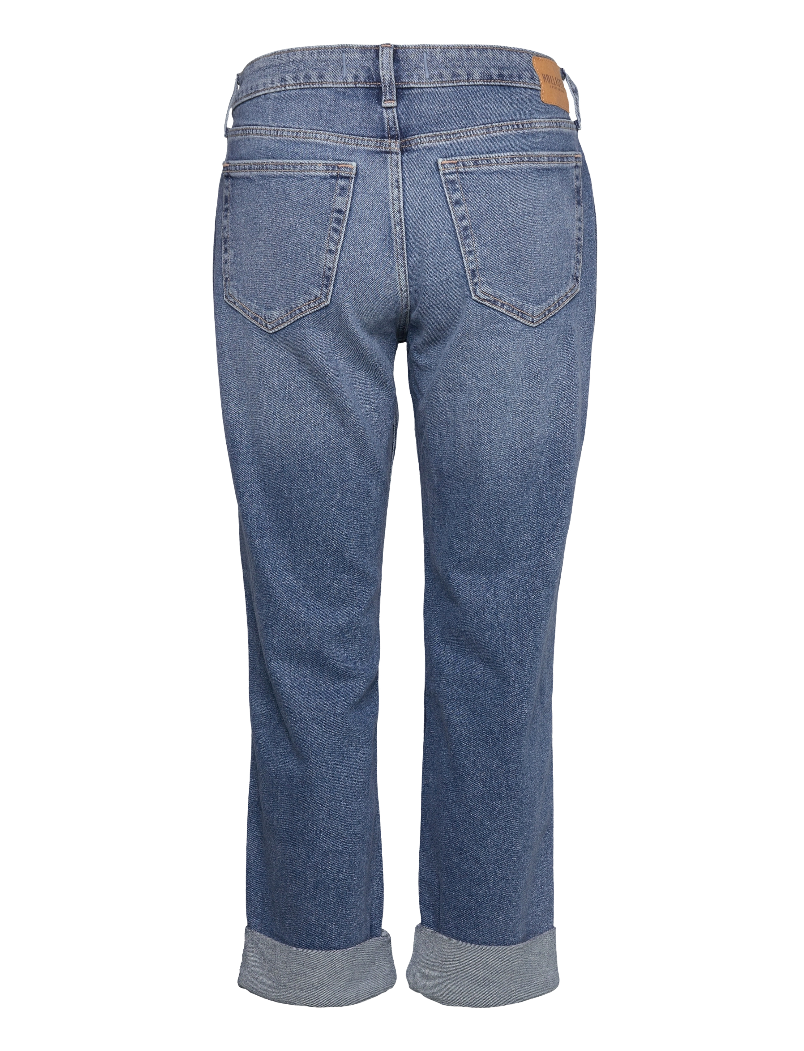 Hollister - HCo. GIRLS JEANS - boyfriend jeans - low rise medium knee blowout boyfriend jean - 1