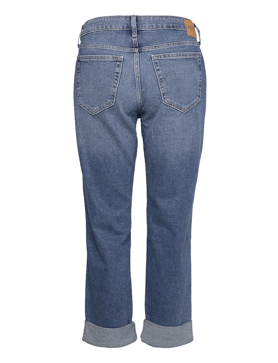 Hollister - HCo. GIRLS JEANS - vaikinų stiliaus džinsai - low rise medium knee blowout boyfriend jean - 1