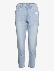 Hollister - HCo. GIRLS JEANS - slim jeans - curvy high rise vertical indigo patch mom jean - 0
