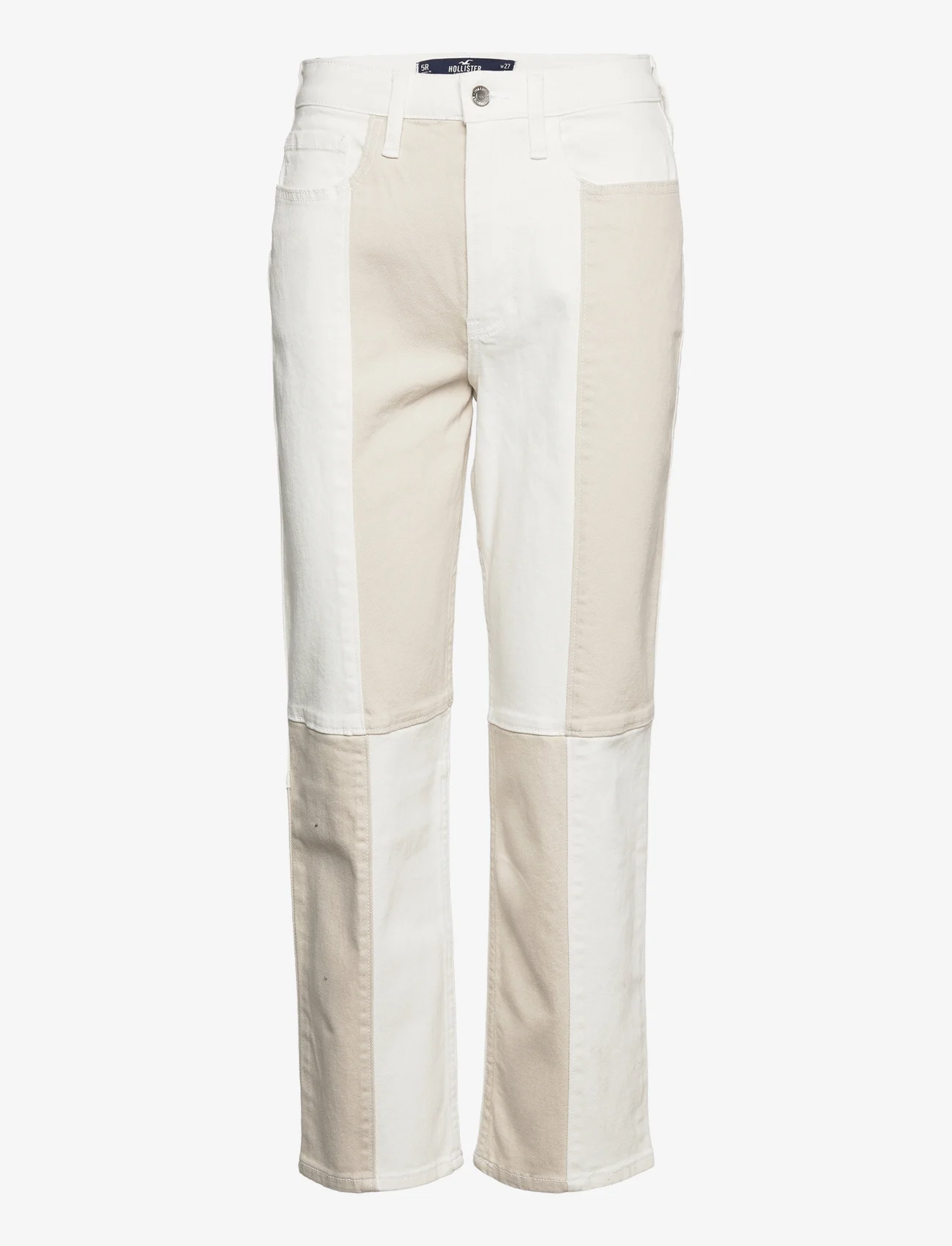 Hollister - HCo. GIRLS JEANS - tiesaus kirpimo džinsai - ultra high rise white vintage straight jean - 0