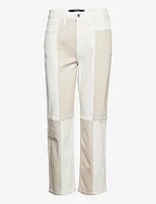 HCo. GIRLS JEANS - ULTRA HIGH RISE WHITE VINTAGE STRAIGHT JEAN