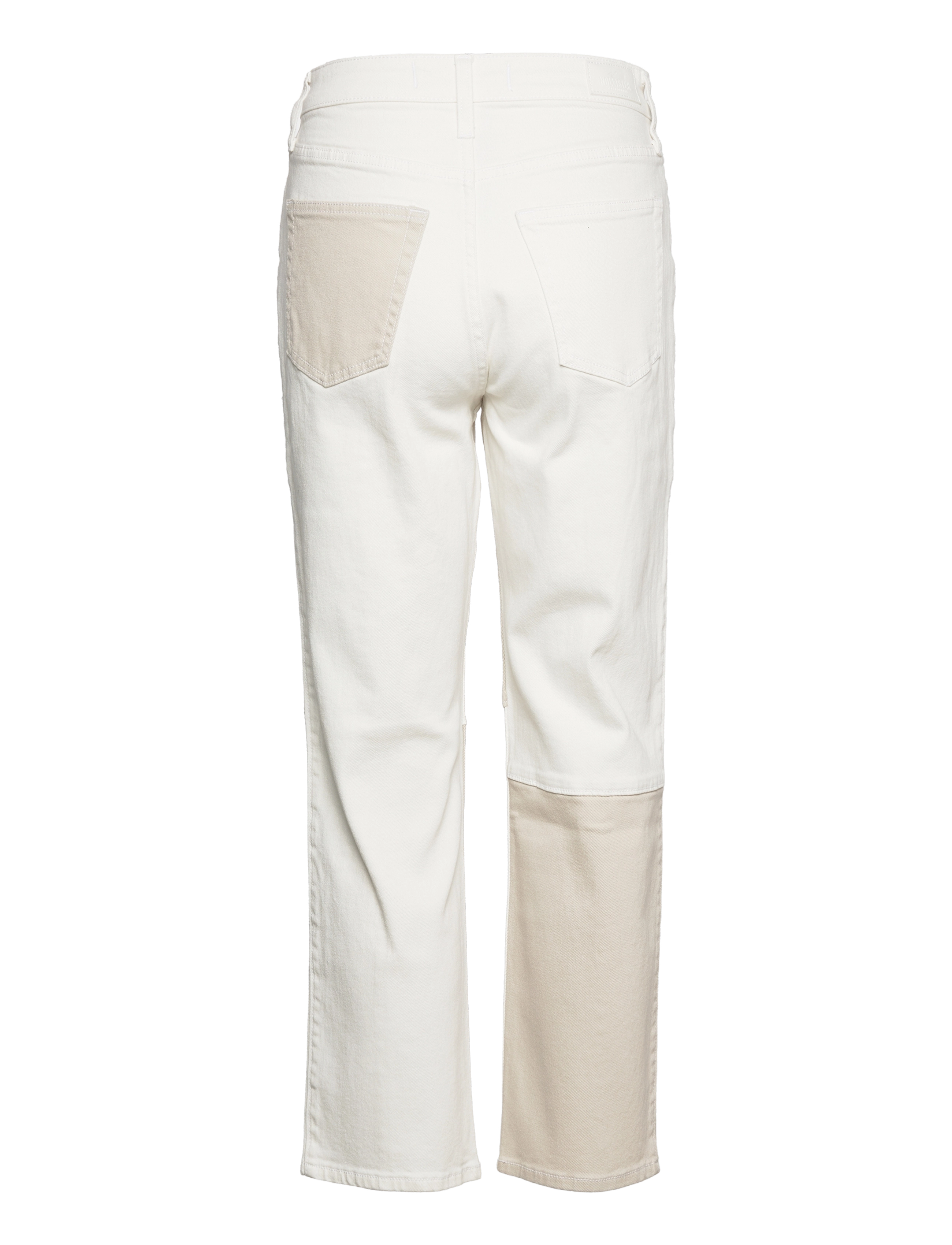 Hollister - HCo. GIRLS JEANS - straight jeans - ultra high rise white vintage straight jean - 1