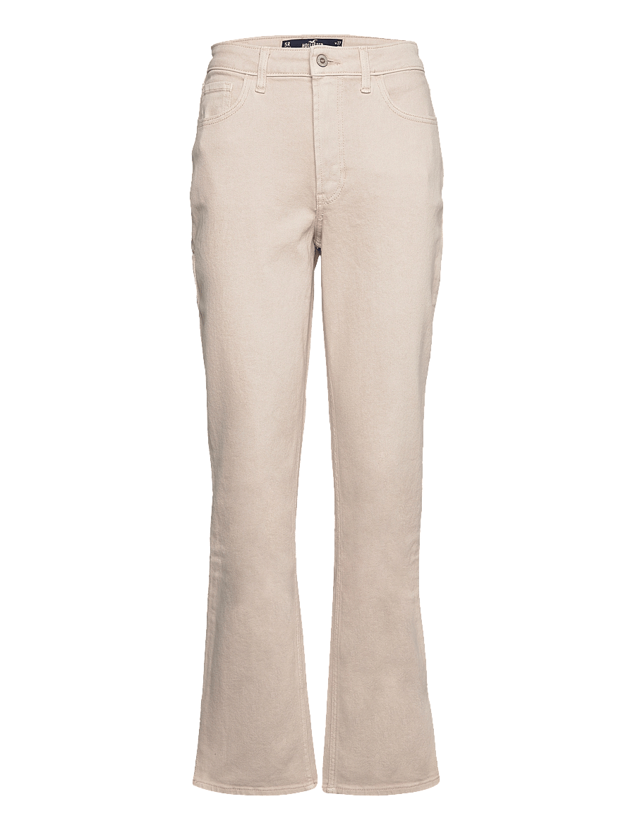 Hollister - HCo. GIRLS JEANS - flared jeans - ultra high rise pink side slit 90s straight jean - 0