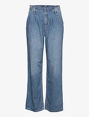 Hollister - HCo. GIRLS JEANS - vide jeans - ultra high rise lightweight medium clean dad jean - 0