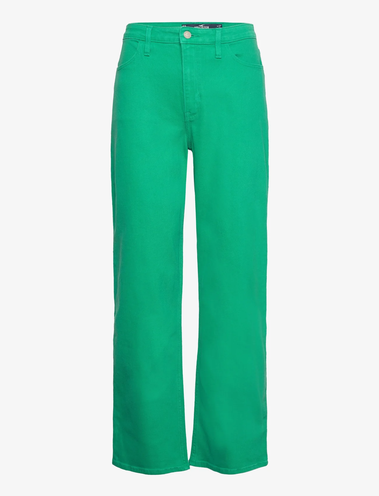 Hollister - HCo. GIRLS JEANS - džinsa bikses ar taisnām starām - ultra high rise green dad jean - 0