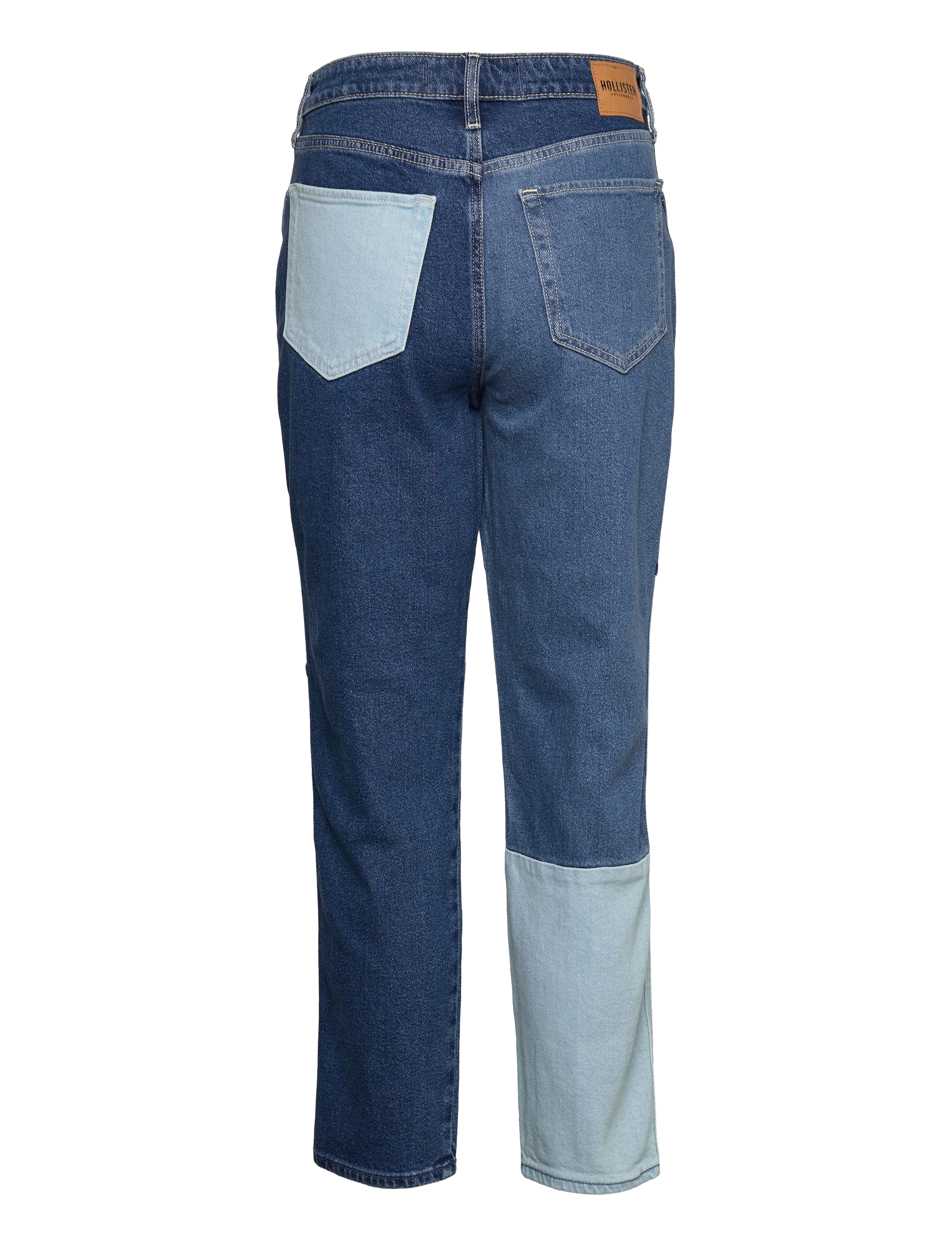 Hollister - HCo. GIRLS JEANS - straight jeans - ultra high rise patchwork mom jean - 1
