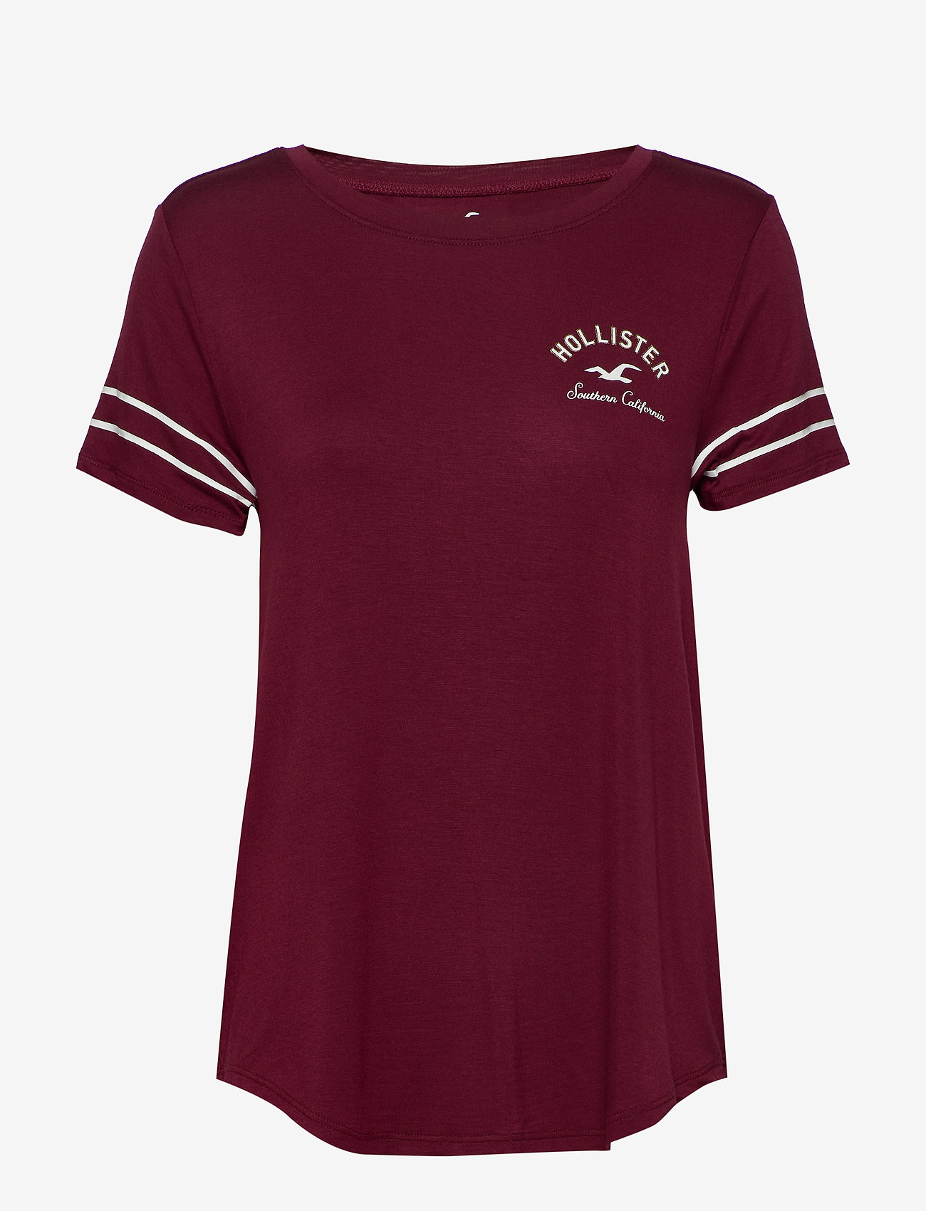Hollister - Print Core Solids - burgundy dd - 0