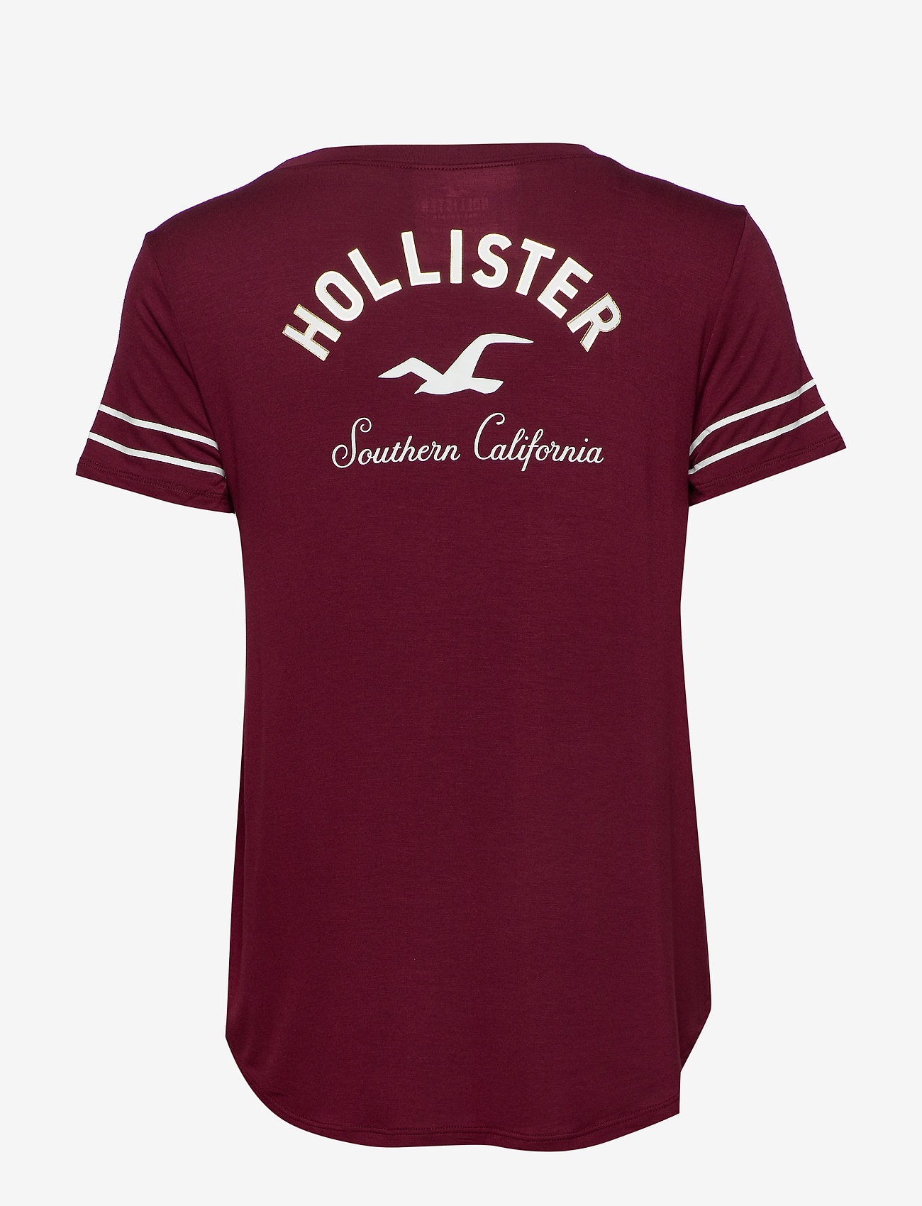 Hollister - Print Core Solids - burgundy dd - 1