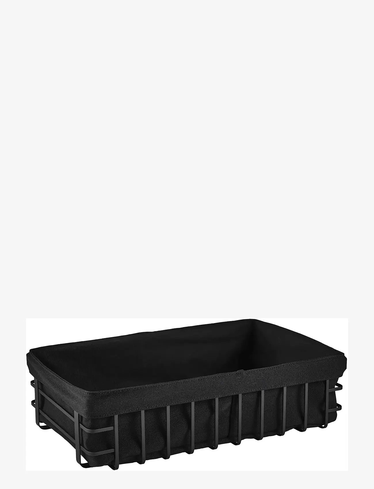 Holm - Bread Basket 40 x 25 x 10 cm Black - bread bins & bread baskets - black - 1