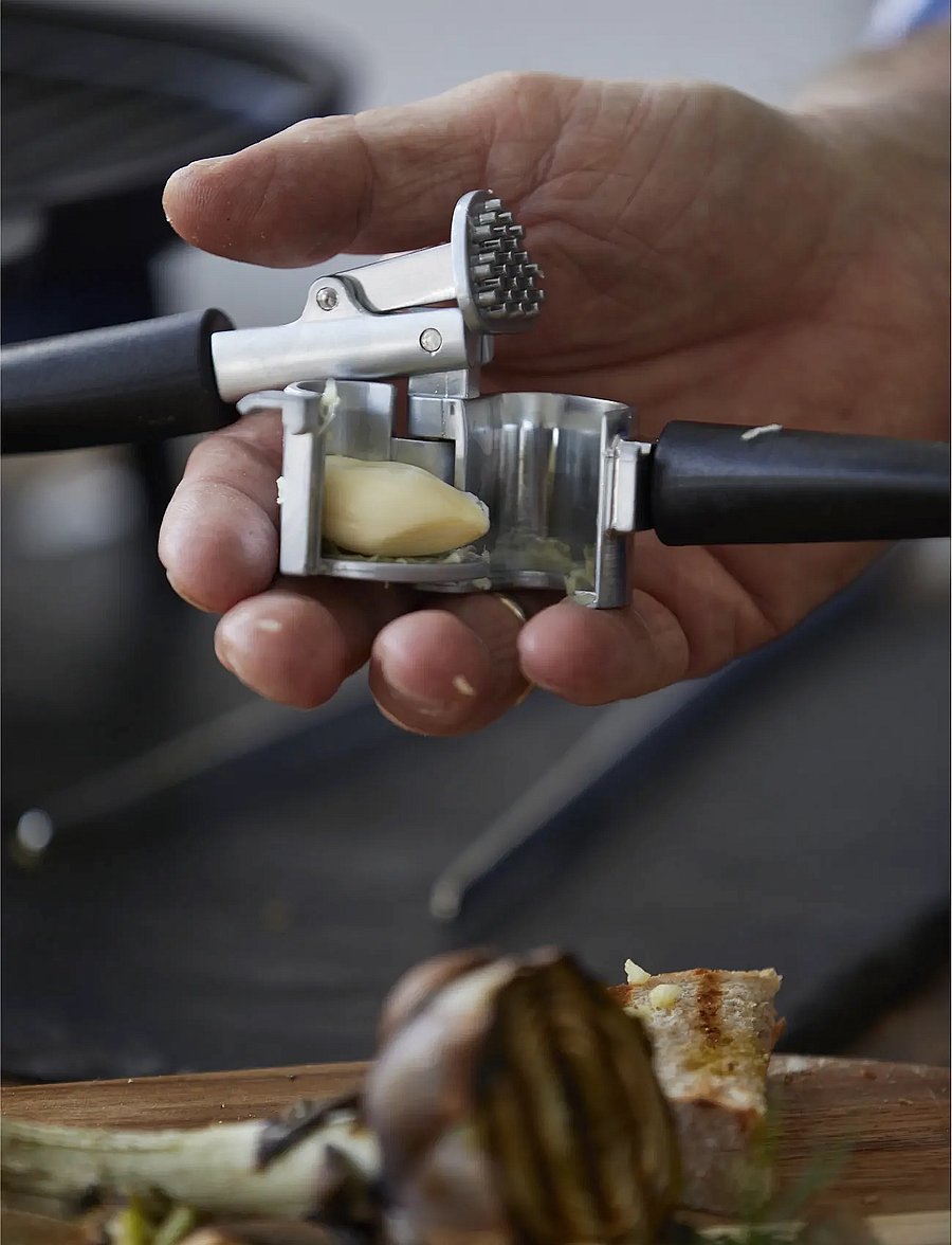 Holm - Garlic press - stampfer & reiskocher - black - 2