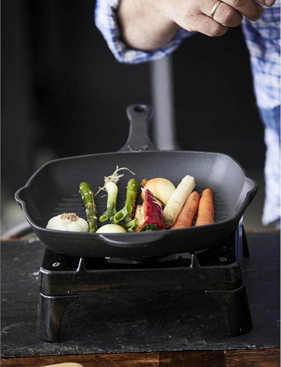 Holm - Griddle pan - praepannid ja pannid - black - 2