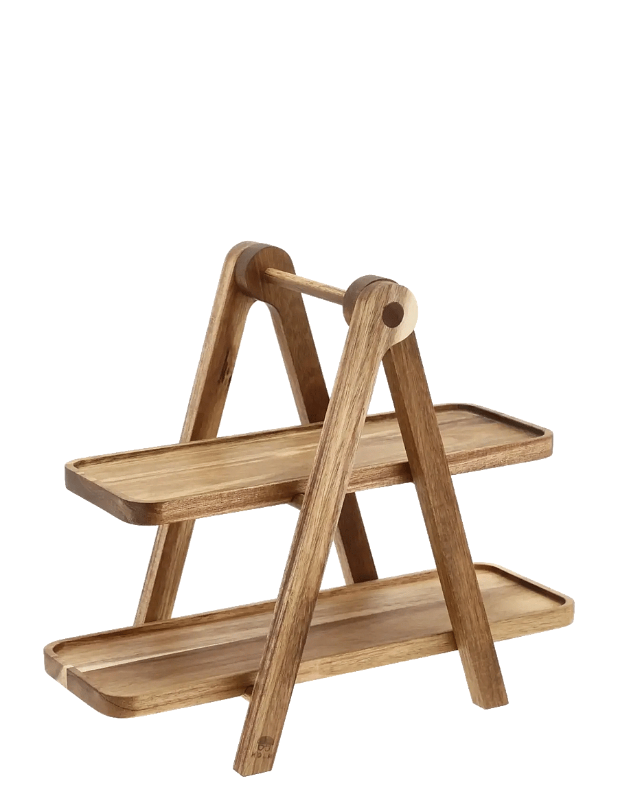 Holm - Etagere 36 x 18,4 x 30 cm Acacia wood - natural - 1