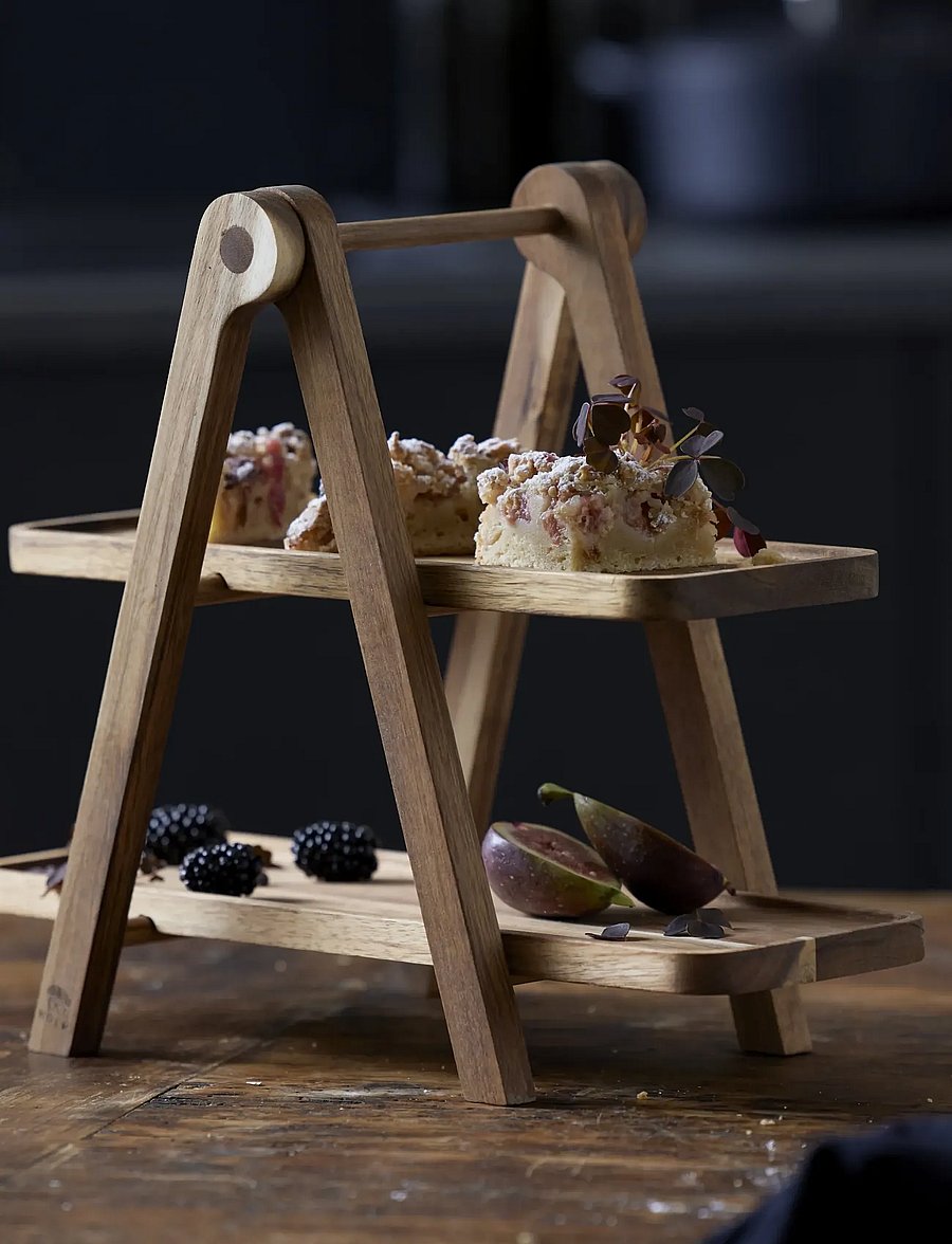 Holm - Etagere 36 x 18,4 x 30 cm Acacia wood - natural - 0