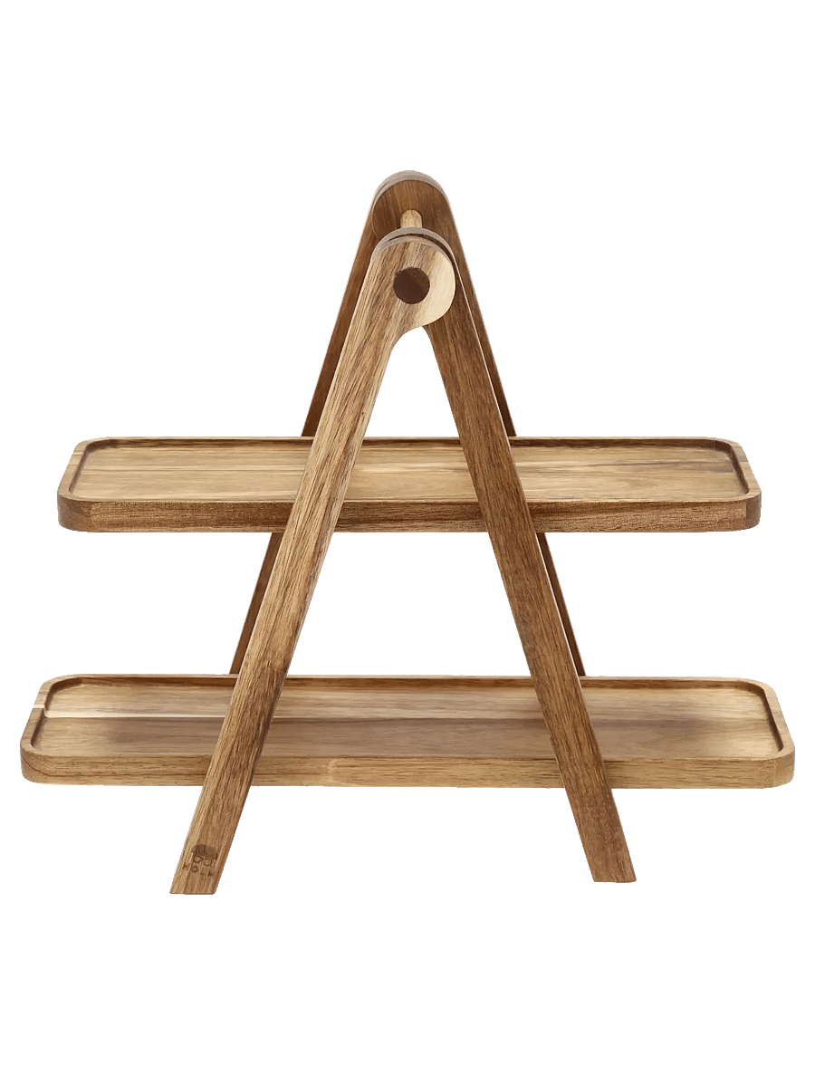 Holm - Etagere 36 x 18,4 x 30 cm Acacia wood - natural - 3