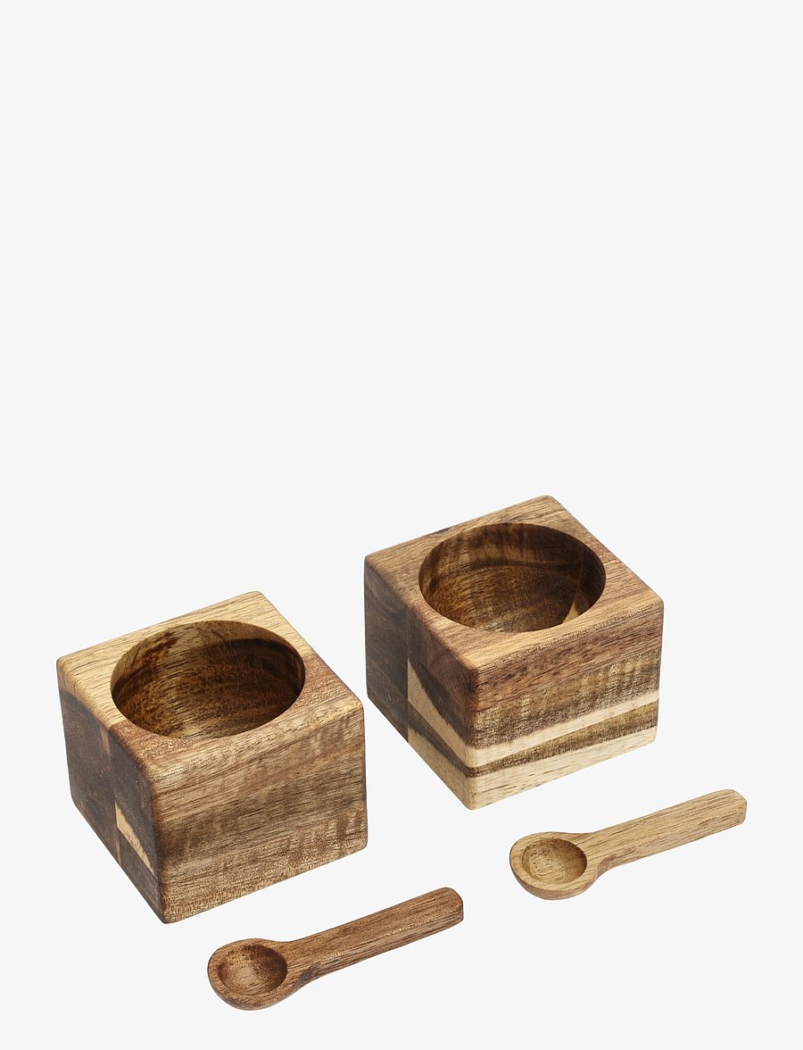 Holm - Mini bowl set 2 pcs - soola ja pipra topsid - natural - 1