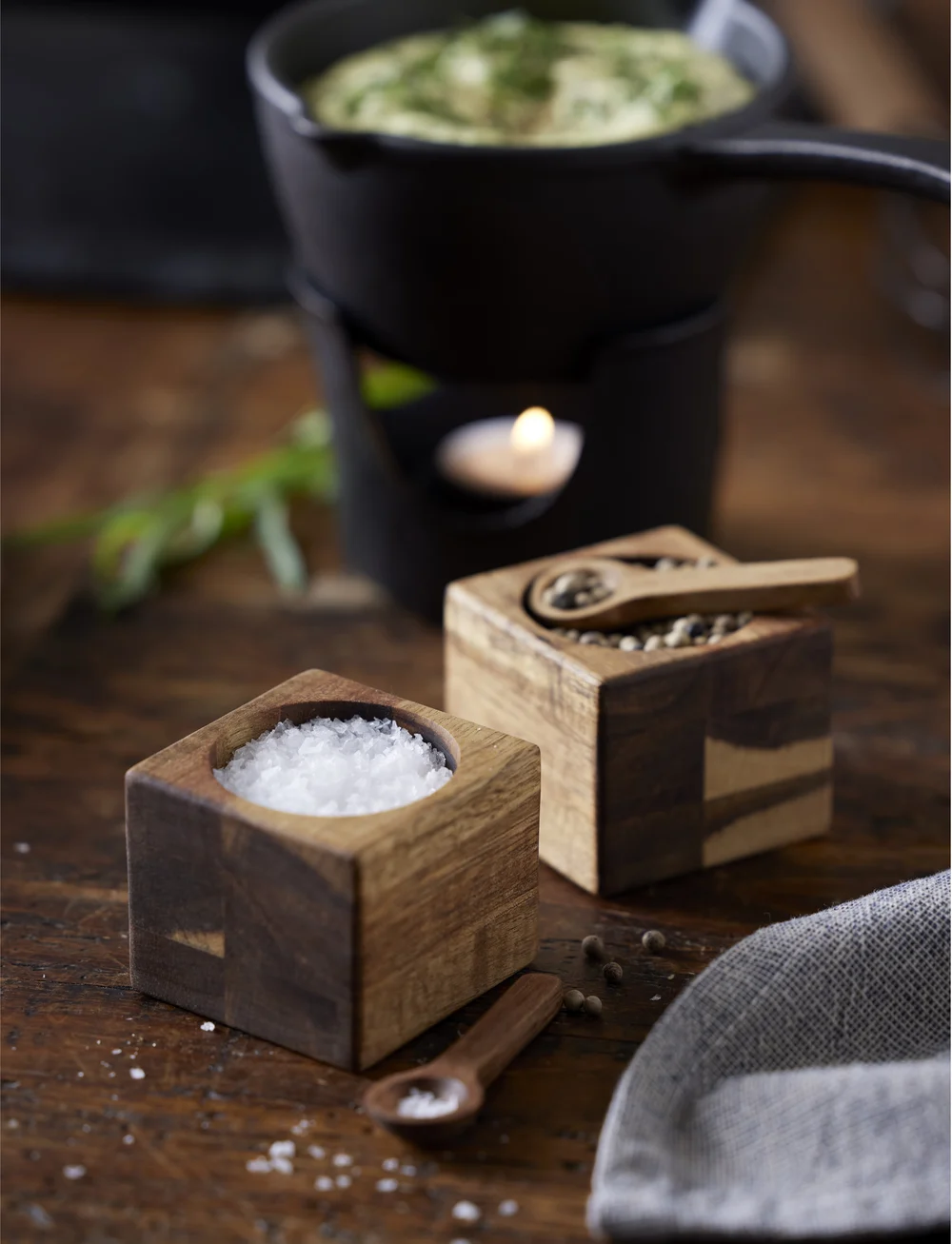 Holm - Mini bowl set 2 pcs - salz- & pfefferstreuer - natural - 3