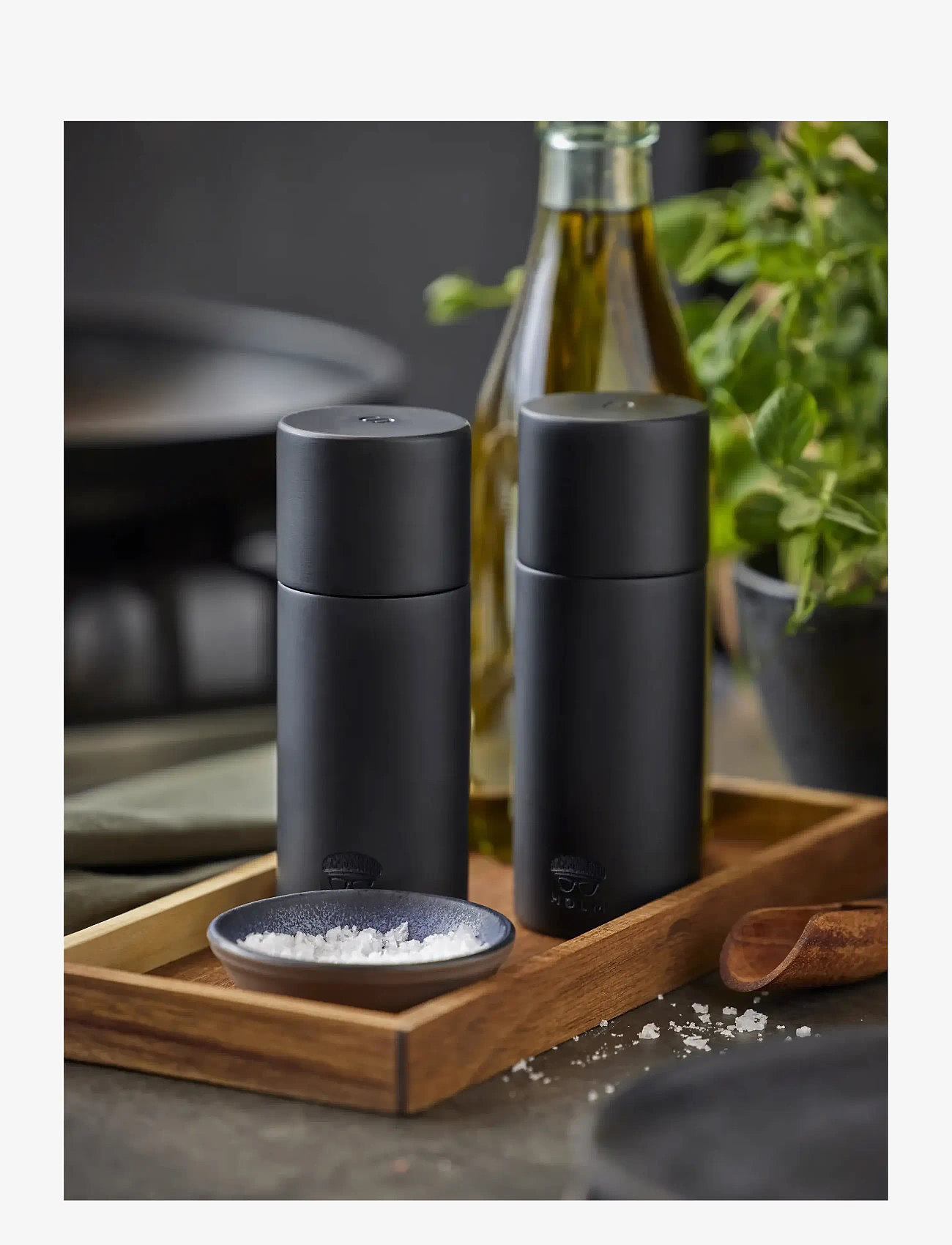 Holm - Salt and pepper grinder set - salz- & pfefferstreuer - black - 1