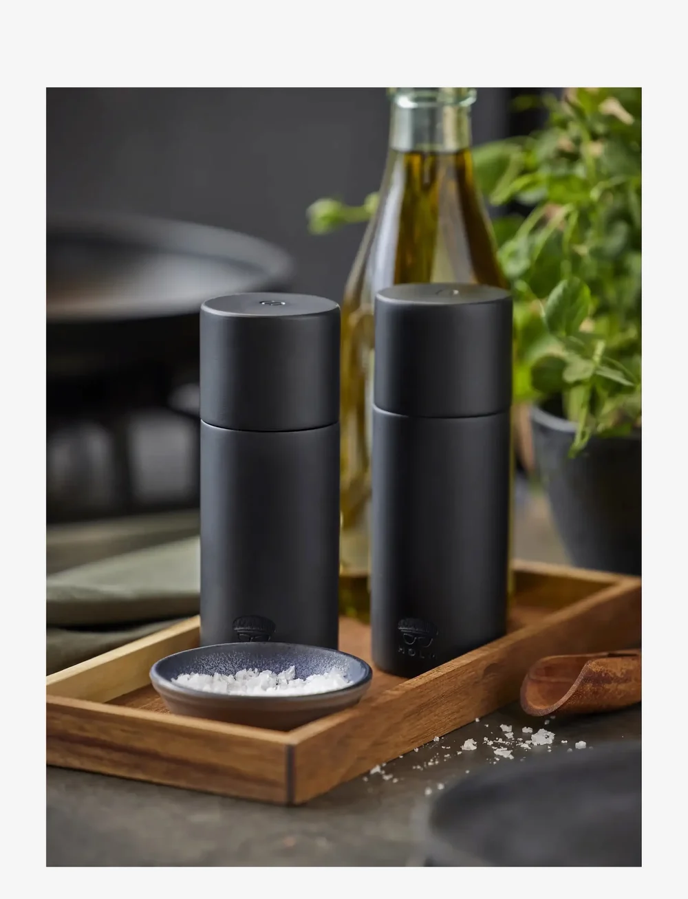 Holm - Salt and pepper grinder set - salz- & pfefferstreuer - black - 1