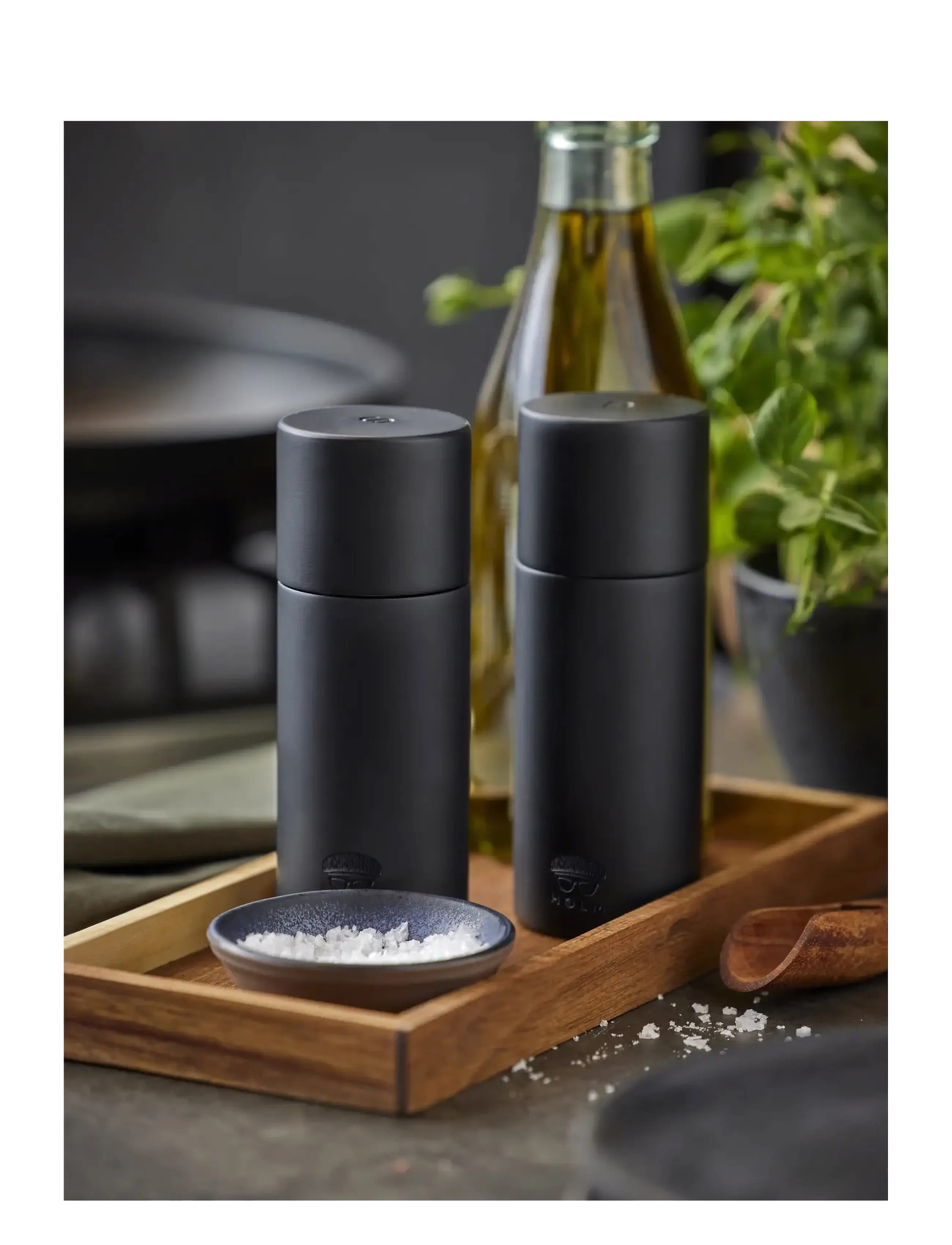 Holm - Salt and pepper grinder set - vürtsiveskid - black - 1