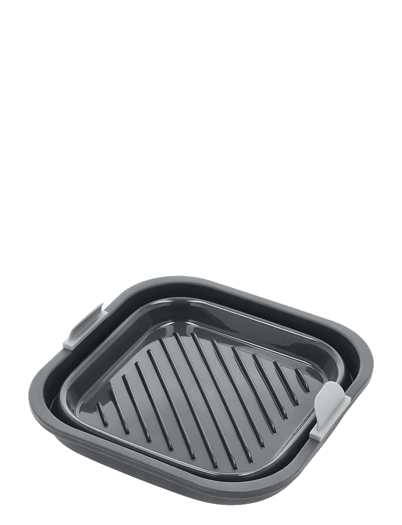 Holm - Silicone mould for airfryer Square - andere küchenutensilien - black - 1