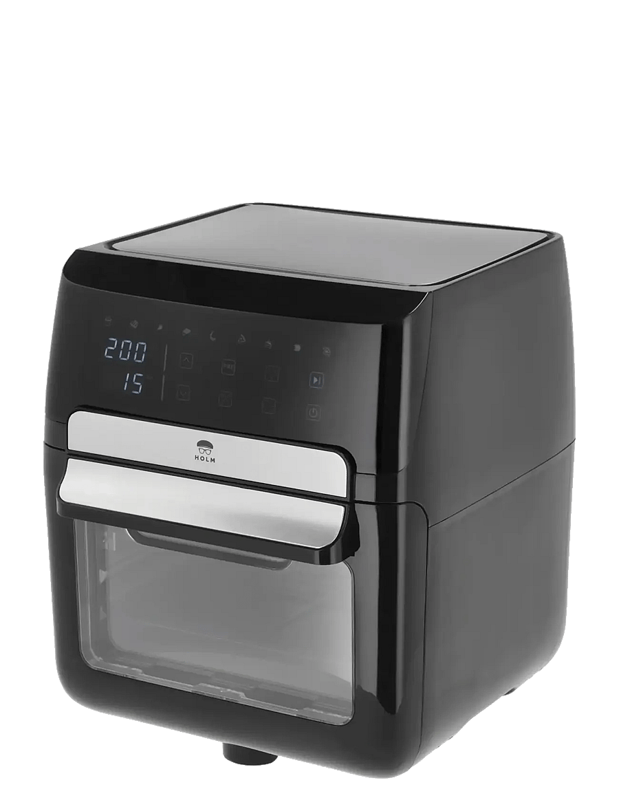 Holm - Airfryer Oven 12 liter Black - heißluftfritteusen - black - 1