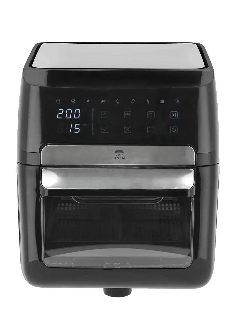 Holm - Airfryer Oven 12 liter Black - heißluftfritteusen - black - 4