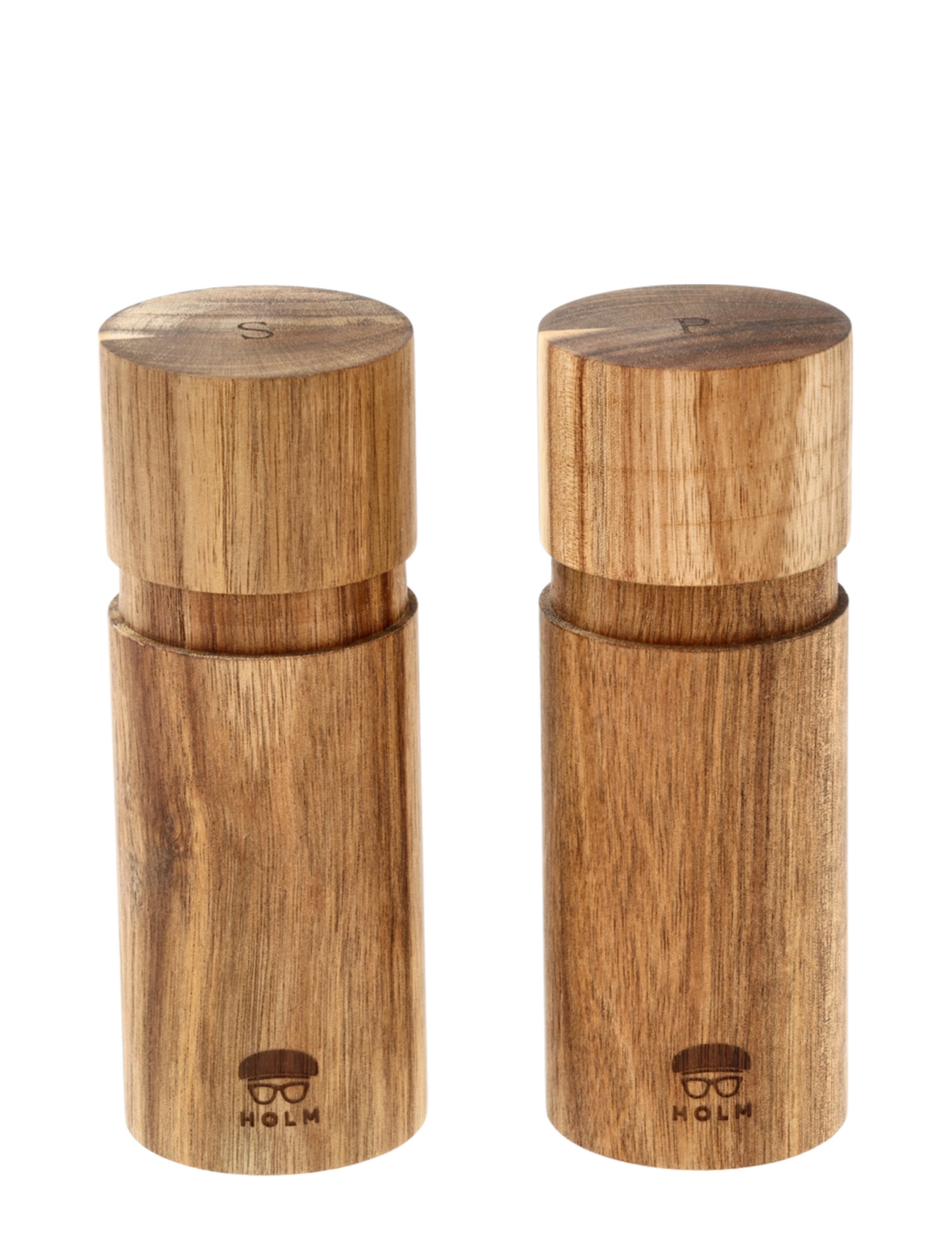 Holm Salt and pepper grinder 15,2 cm Acacia wood - Køkken - NATUR / multi