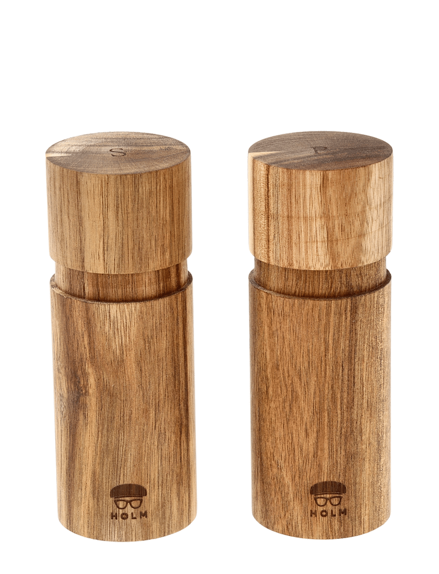Holm - Salt and pepper grinder 15,2 cm Acacia wood - soola- ja pipraveskid - natur - 1