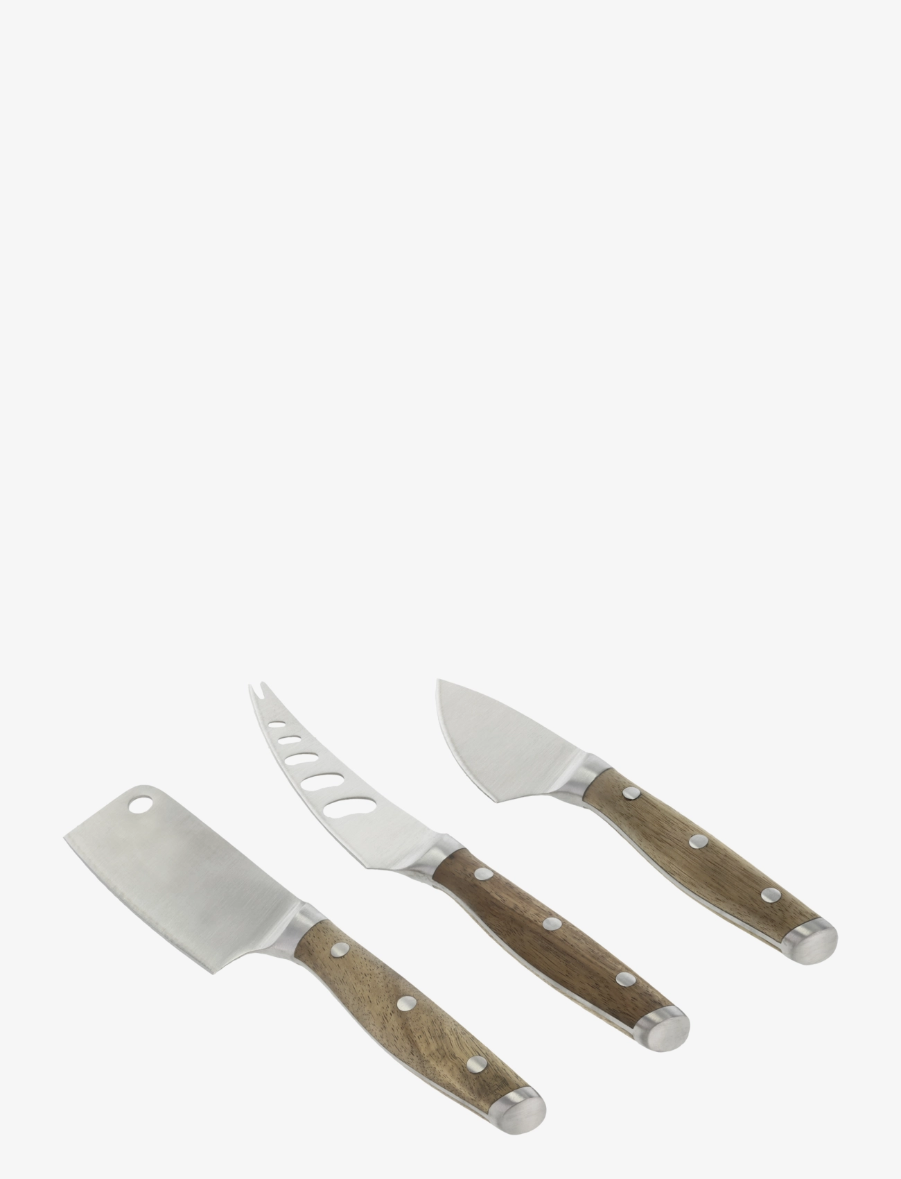 Holm Ostesæt 3 Dele, 22.5X10X1.8 cm, Cutlery, Silber - Cheese Knives, Homeware