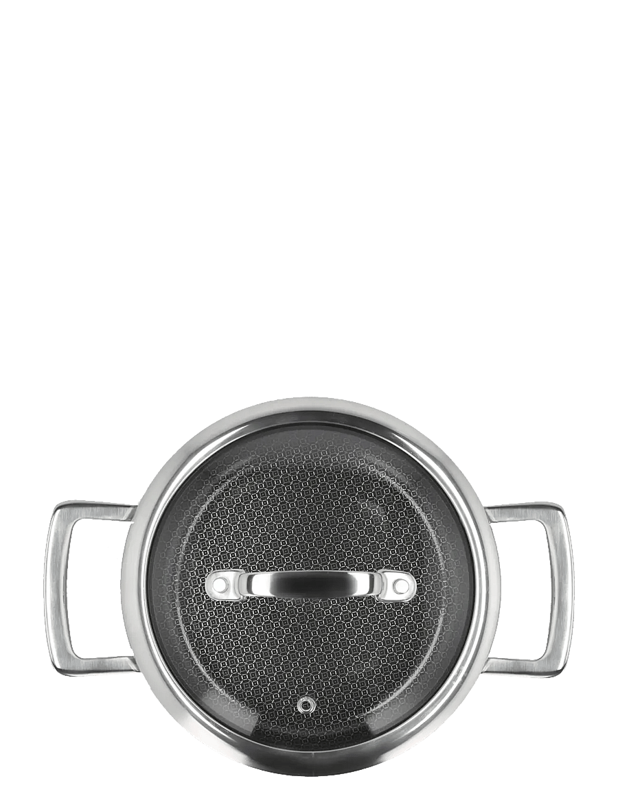 Holm - Cookware set w lid Hybrid 3ply 6 parts Stainless steel - stieltopf-sets - silver - 2