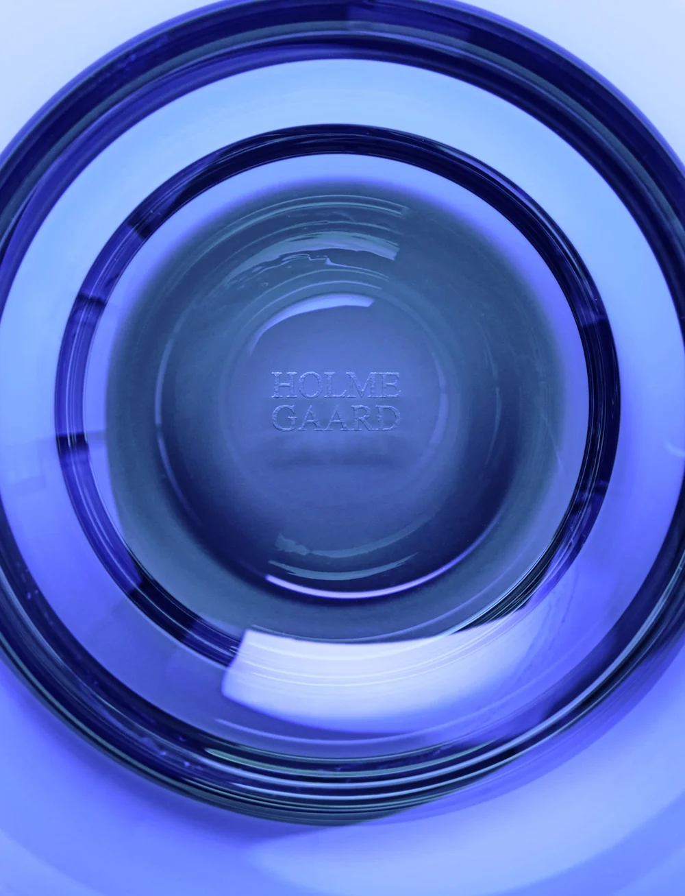 Holmegaard - Flow Tumbler 35 cl dark blue - trinkgläser - dark blue - 3