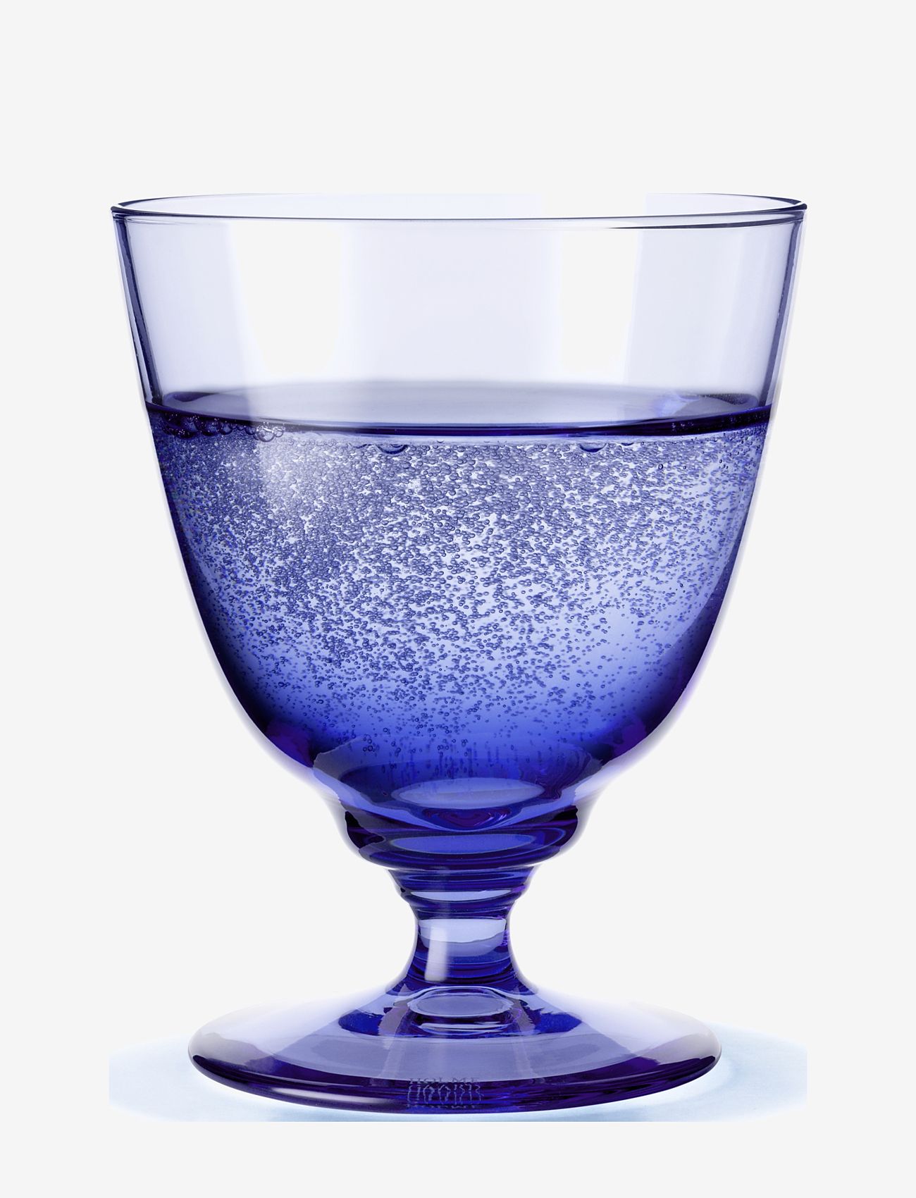 Holmegaard - Flow Glass on foot 35 cl dark blue - dark blue - 1