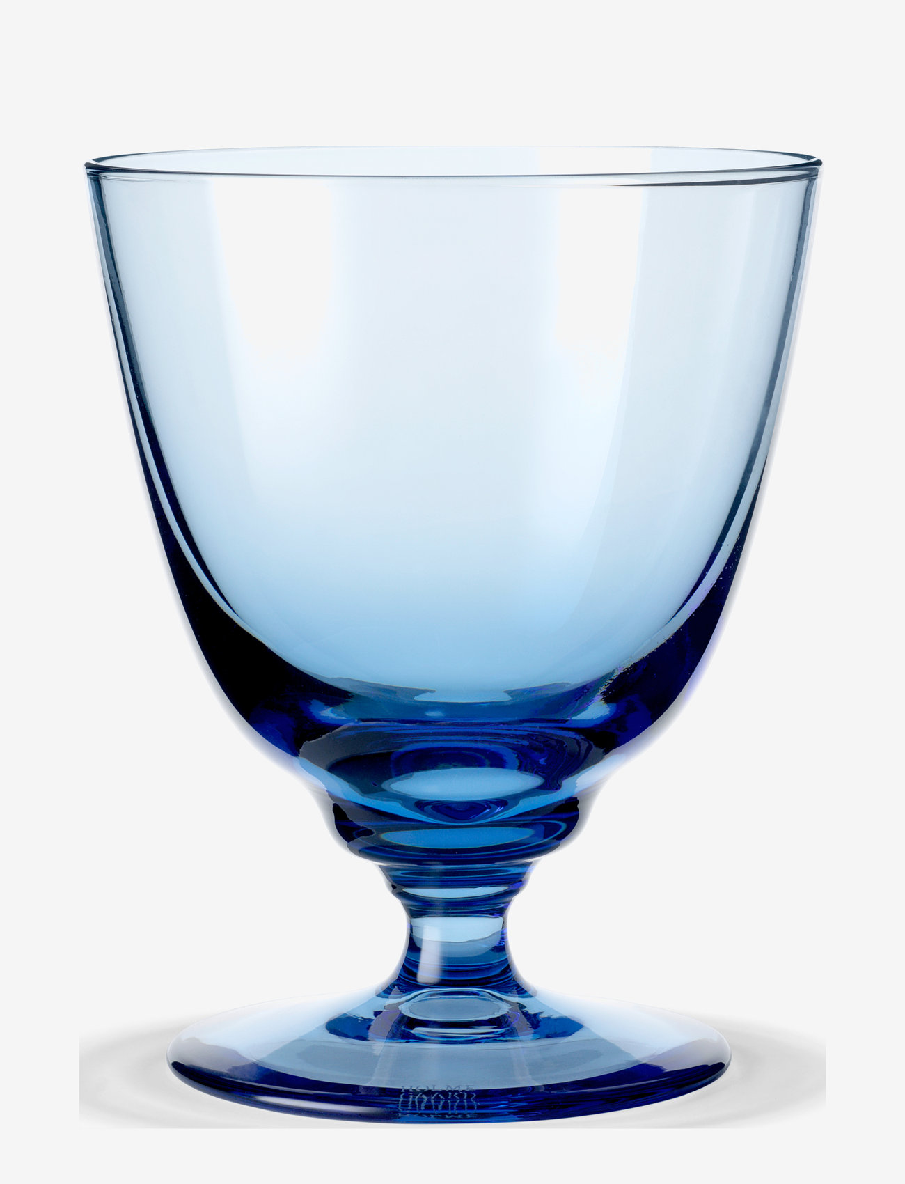 Holmegaard - Flow Glass on foot 35 cl - white wine glasses - blue - 0