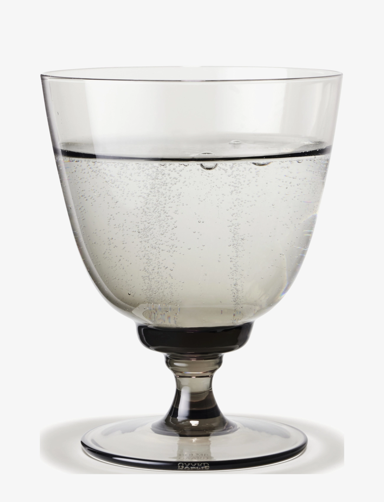 Holmegaard - Flow Glass on foot 35 cl smoke - white wine glasses - smoke - 2
