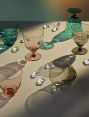 Holmegaard - Flow Glass med stett 35 cl smoke - hvitvinsglass - smoke - 3