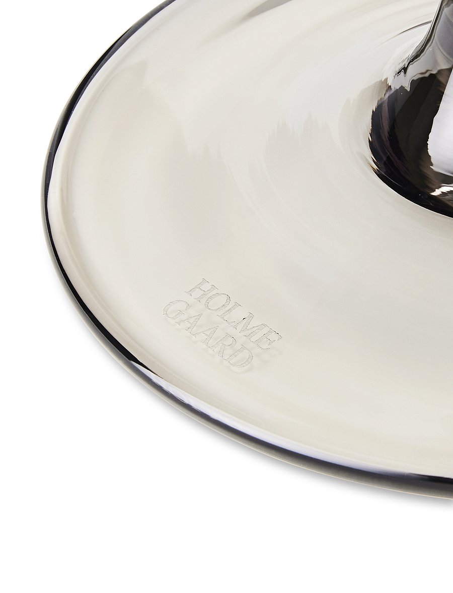 Holmegaard - Flow Glass on foot 35 cl smoke - white wine glasses - smoke - 5