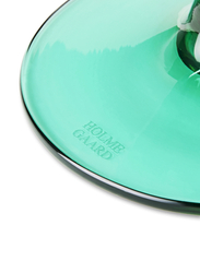 Holmegaard - Flow Glass on foot 35 cl emerald green - valkoviinilasit - emerald green - 5