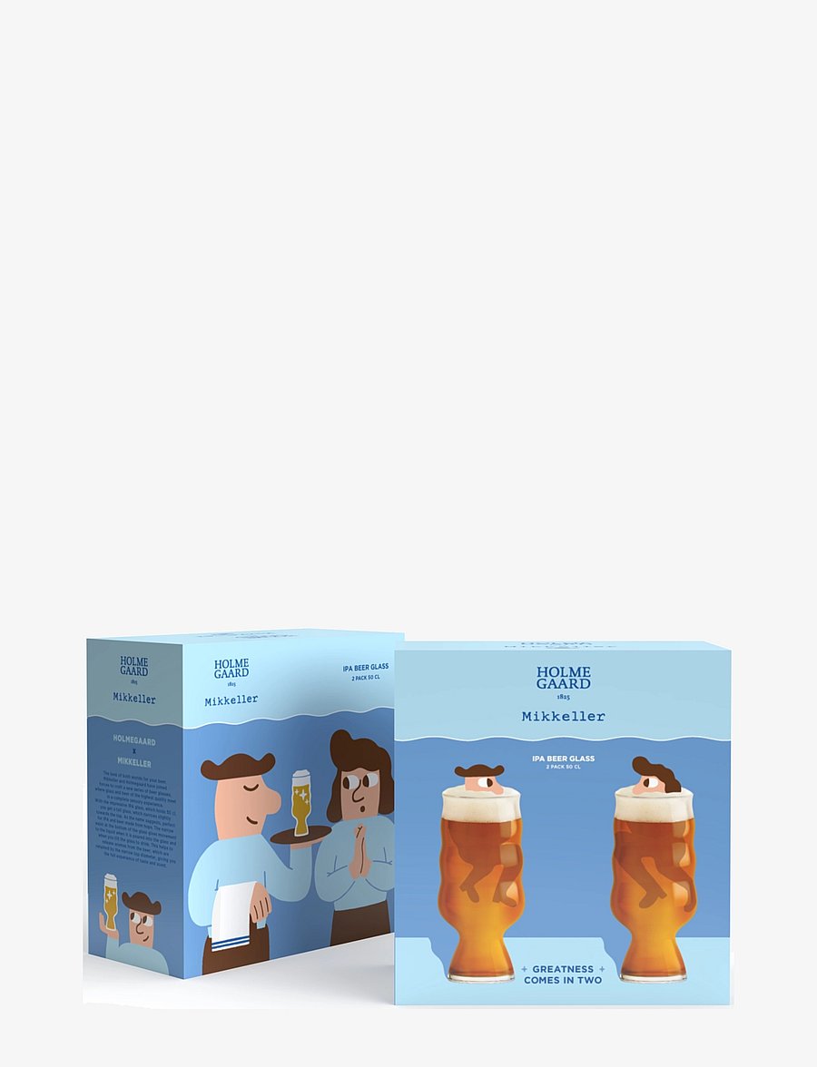 Holmegaard - Mikkeller IPA Beer Glas 50 cl clear 2 pcs. - nach preis einkaufen - clear - 3
