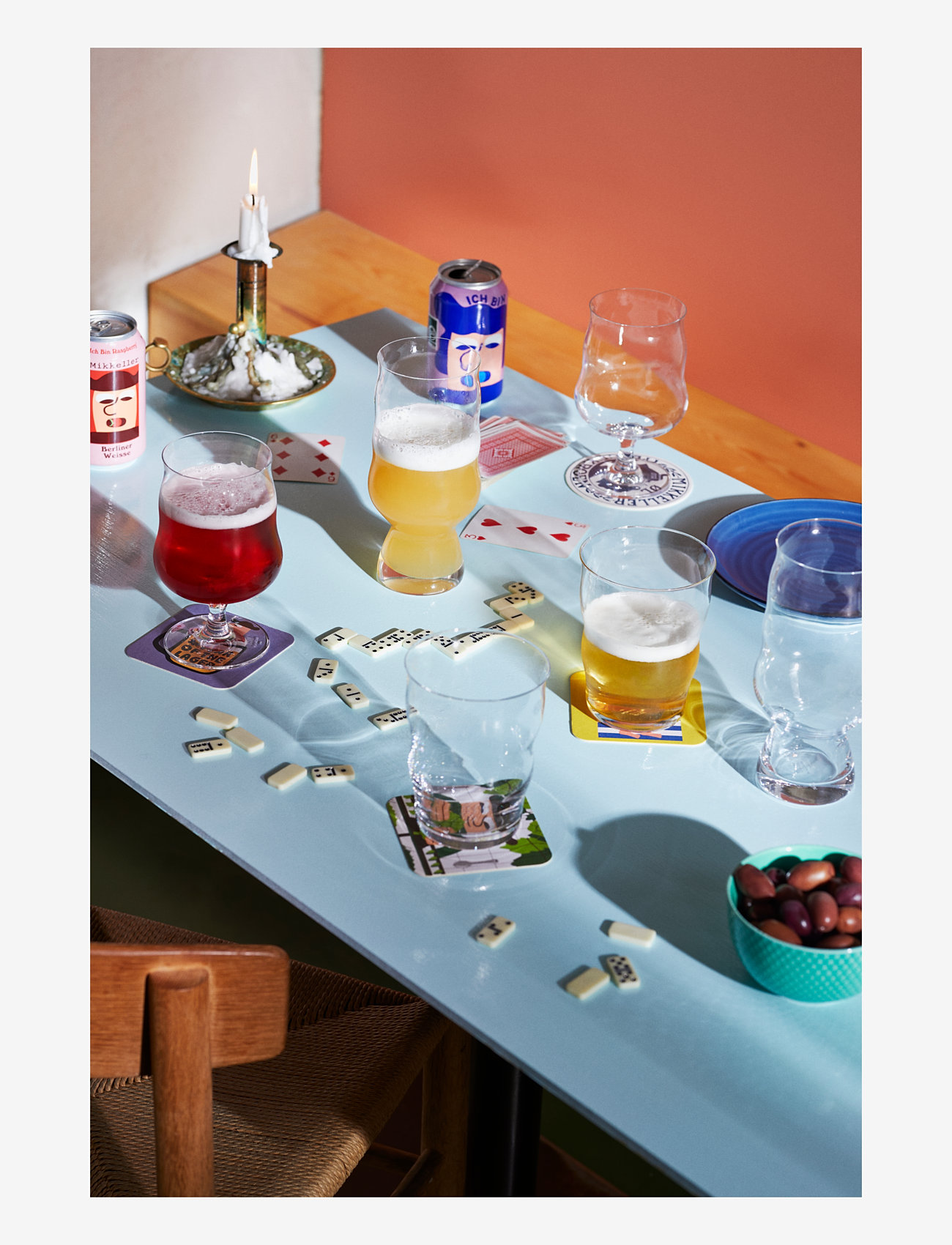 Holmegaard - Mikkeller Pint Beer Glass 40 cl clear 2 pcs. - osta hinnan perusteella - clear - 5