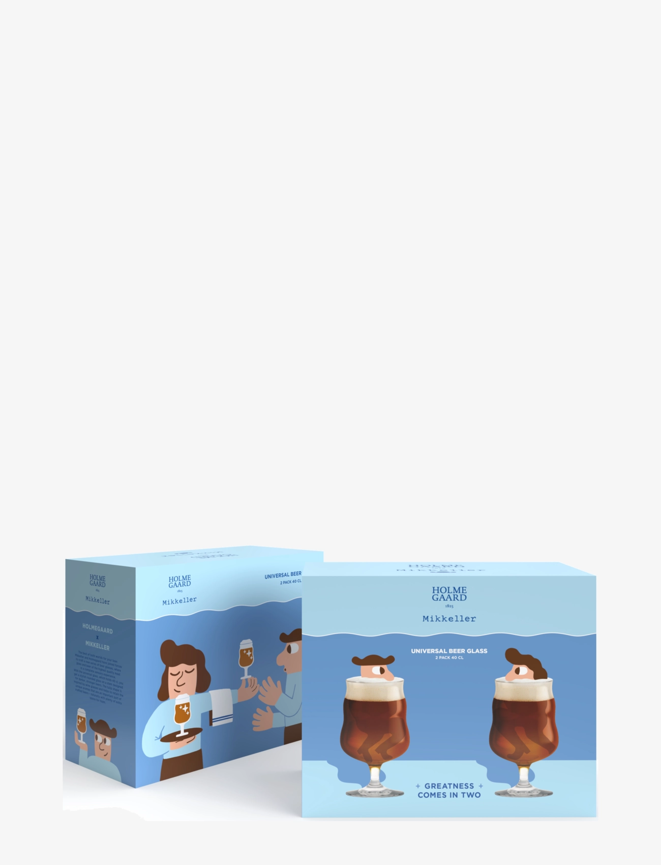 Holmegaard - Mikkeller Universal Beer Glass 40 cl clear 2 pcs. - achat par prix - clear - 3