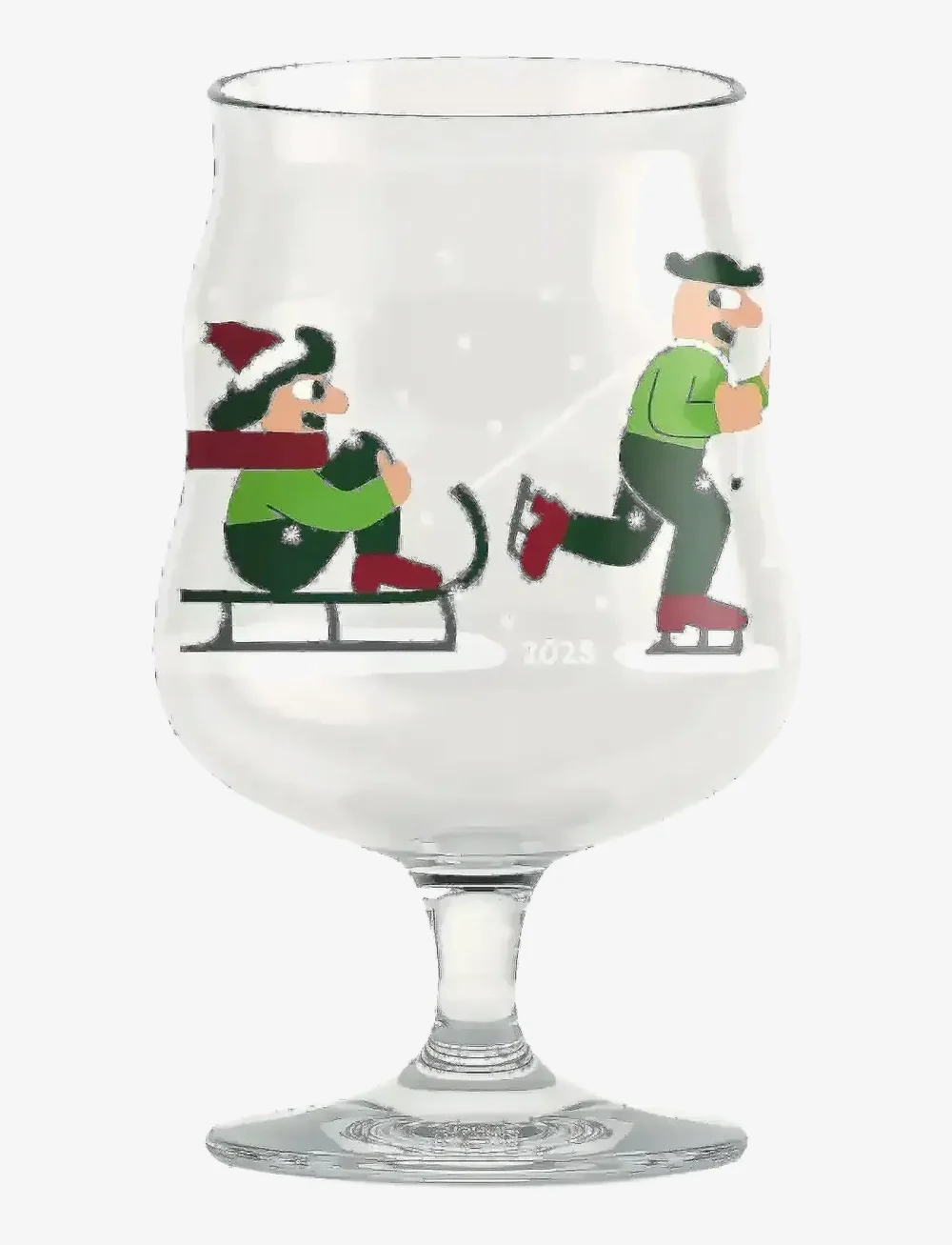 Holmegaard - Mikkeller Universal Beer Glas Christmas 2025 40 cl clear w. - weihnachts-tischgedecke - clear w. deco - 1