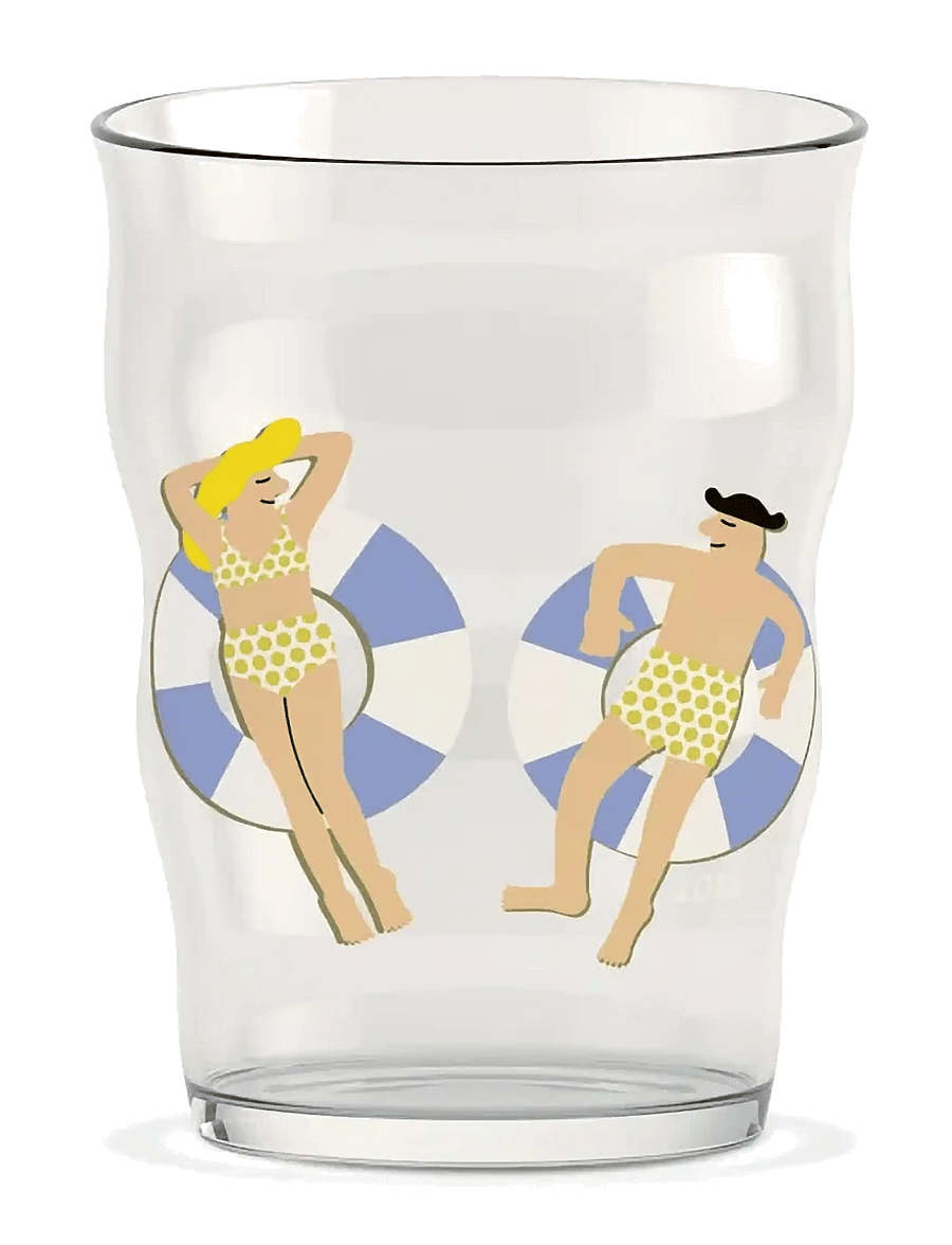 Holmegaard - Mikkeller Pint Ølglas 2026 40 cl klar m. deko - køb efter pris - clear w. deco - 2