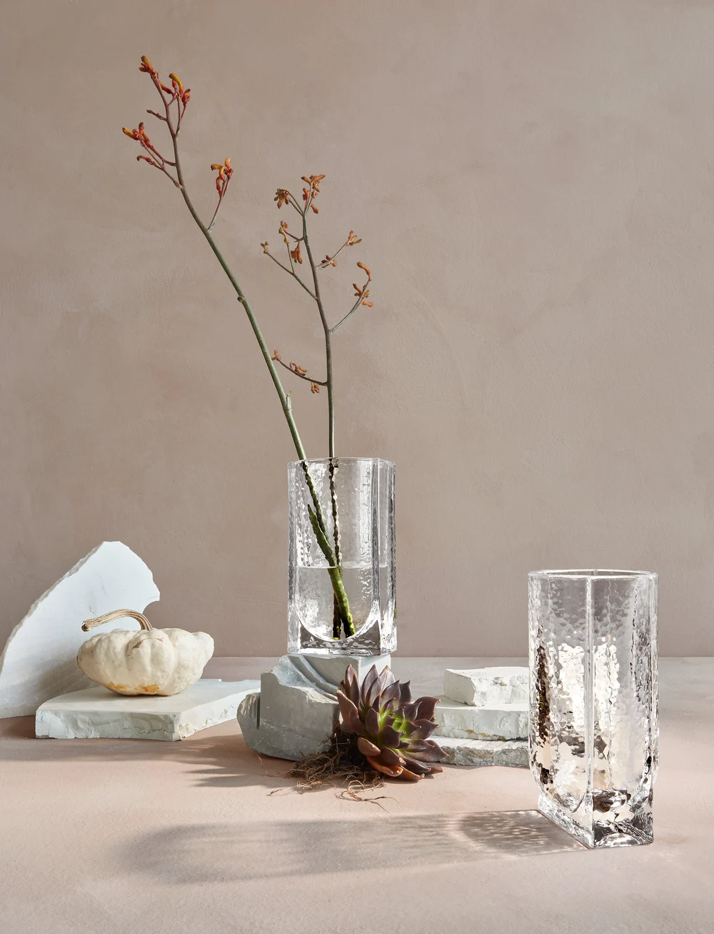 Holmegaard - Forma Vase H20 - vaasid - clear - 3