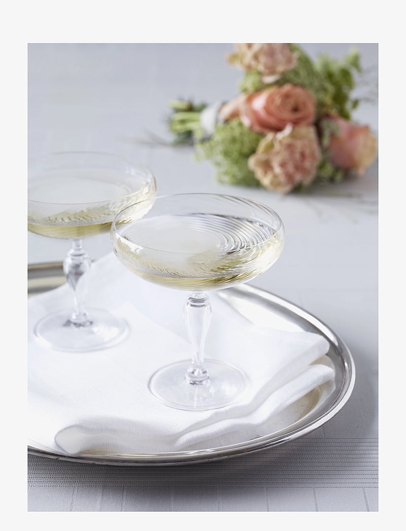 Holmegaard - Regina Champagne Glass 25 cl clear - kuohuviinilasit - clear - 3