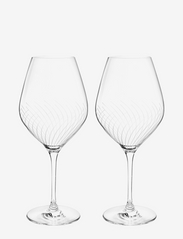 Holmegaard - Cabernet Lines Glass 69 cl 2 pcs. - raudono vyno taurės - clear - 0