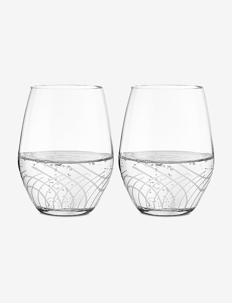 Holmegaard - Cabernet Lines Tumbler 25 cl 2 pcs. - drinking glasses & tumblers - clear - 2