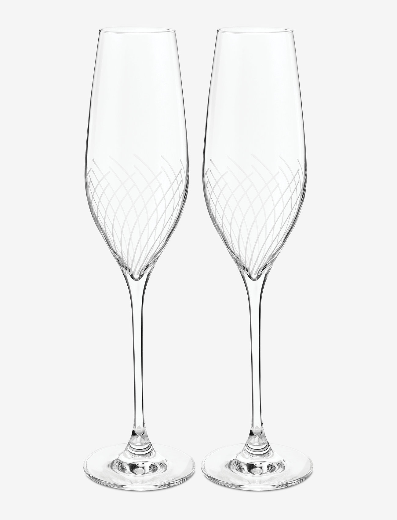 Holmegaard - Cabernet Lines Champagneglas 29 cl 2 stk. - clear - 0